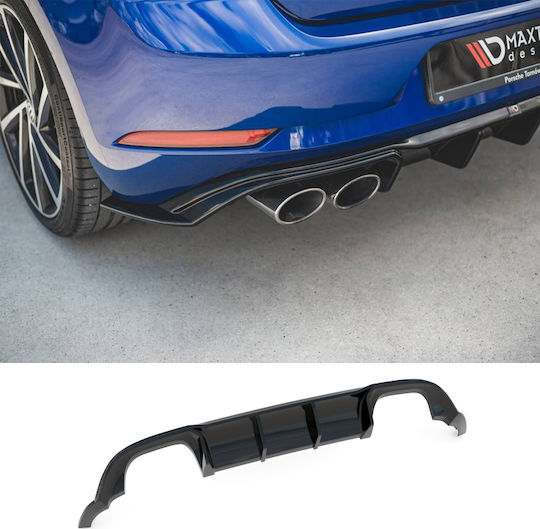 Maxton Design Diffuser Αυτοκινήτου Πίσω Συμβατό με Volkswagen Golf VII 2017-2020