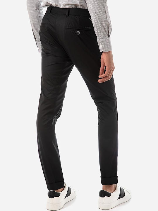 Brokers Jeans Men's Trousers Chino in Slim Fit Black