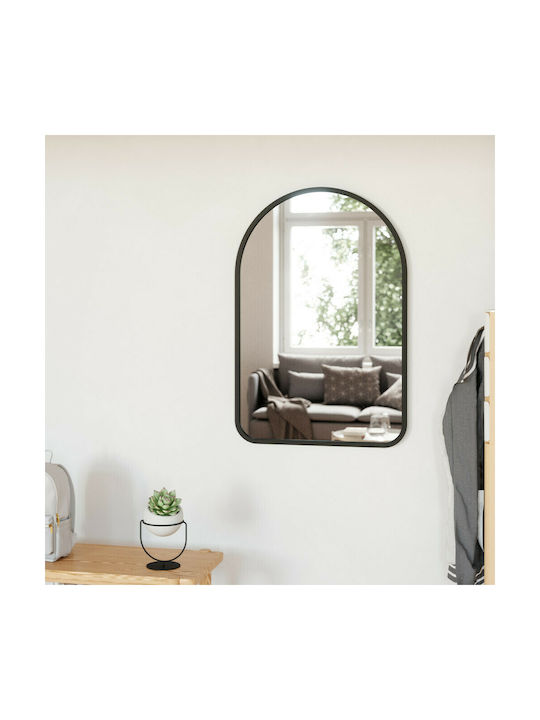 Umbra Hub Arched Wandspiegel mit Black Kunststoff Rahmen 91.4x61cm 1Stück