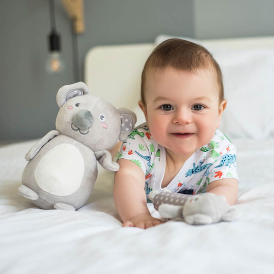 Babyono Baby Aktivitätsspielzeug Tier Jules aus Stoff für Neugeborene