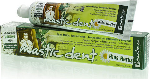Hios Herbs Masticdent Паста за Зъби за Кариес и Зъбна Плака 75ml