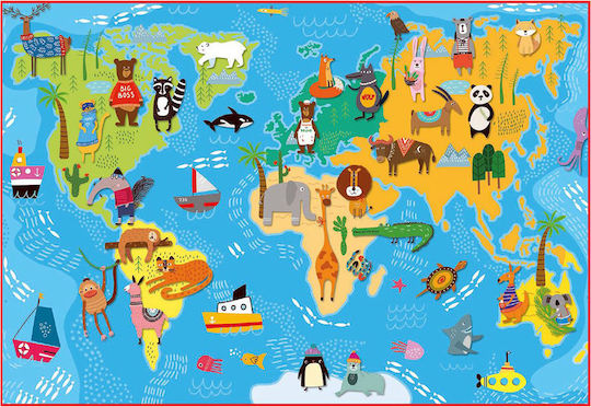 Παιδικό Puzzle Animal World για 3+ Ετών 48pcs Ludattica