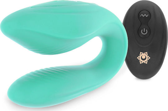 Rithual Kama Vibrator Pentru Cupluri Cu Control De La Distanță Aqua