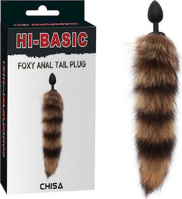 Chisa Novelties Foxy Anal Tail Plug Black / Brown