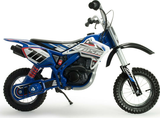 Motocicletă Pentru Copii Xtreme Fighter Electrică 24 Volt Albastră Pentru 4+ Ani