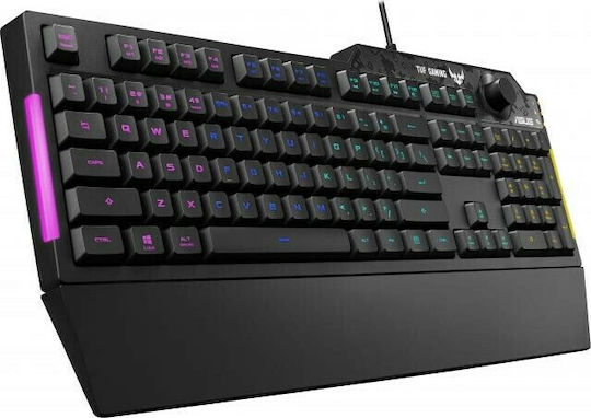 Asus TUF Gaming K1 Gaming Πληκτρολόγιο με RGB φωτισμό (Αγγλικό US)