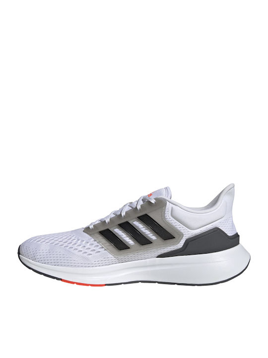 Adidas EQ21 Ανδρικά Αθλητικά Παπούτσια Running Cloud White / Core Black / Grey Six