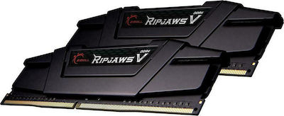 G.Skill Ripjaws V 64GB DDR4 RAM με 2 Modules (2x32GB) και Ταχύτητα 4000 για Desktop