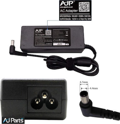 Laptop Charger 90W 19.5V 4.74A for Sony without Power Cord