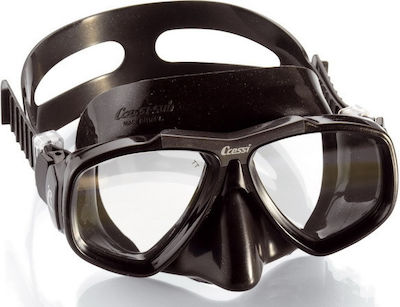 CressiSub Silicone Diving Mask Focus Black Black DS242050