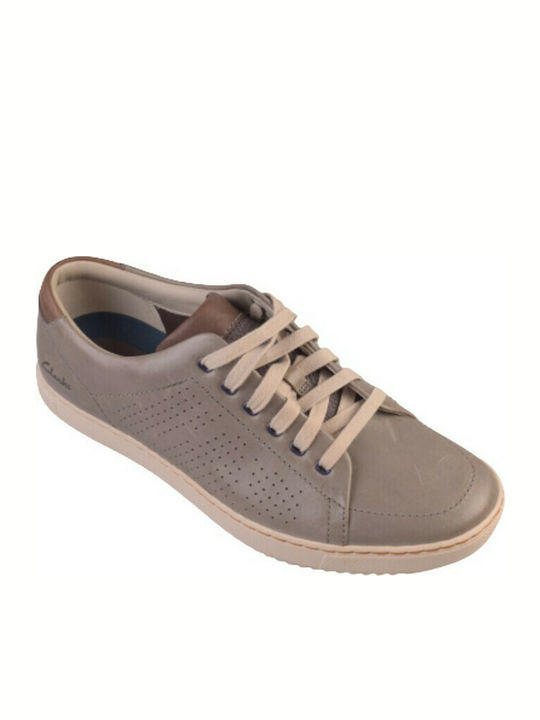 Clarks Ninen Lifes 5 Ανδρικά Sneakers Γκρι