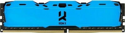 GoodRAM IRDM X Blue 8GB DDR4 RAM με Ταχύτητα 3200 για Desktop