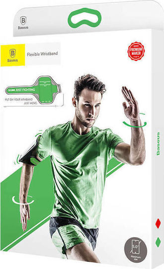 Baseus Flexible Move Bandă de braț până la 5" Verde