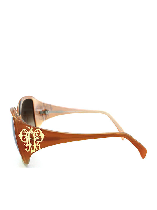 Emilio Pucci Feminini Ochelari de soare cu Maro Cadru și Maro Degrade Lentilă EP673S 810