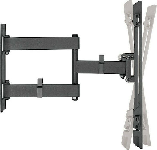 LogiLink Fullmotion TV wall mount BP0112 Wall TV Mount with Arm up to 70" and 50kg