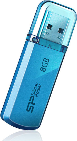 Silicon Power Helios 101 8GB USB 2.0 Stick Blue