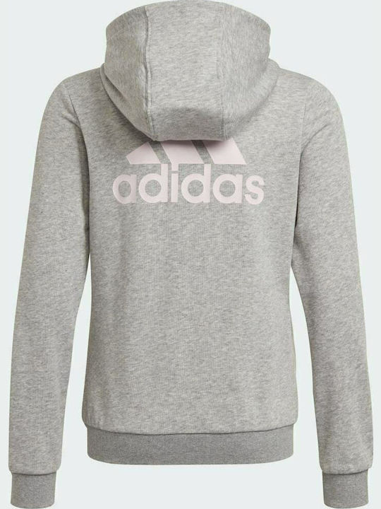 adidas Παιδική Ζακέτα Φούτερ Γκρι
