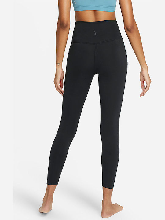 Nike Dri-Fit Yoga Frauen Lang Leggings Hochgeschnitten Schwarz