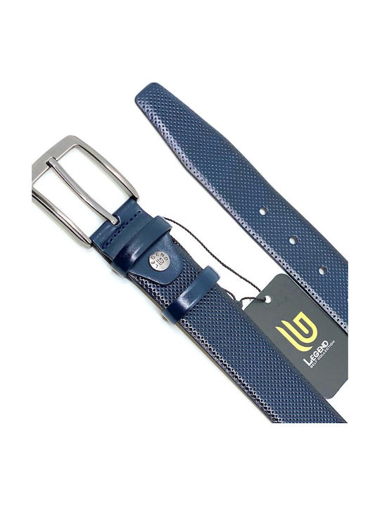 LGD-2033 Men's Belt Leather Blue
