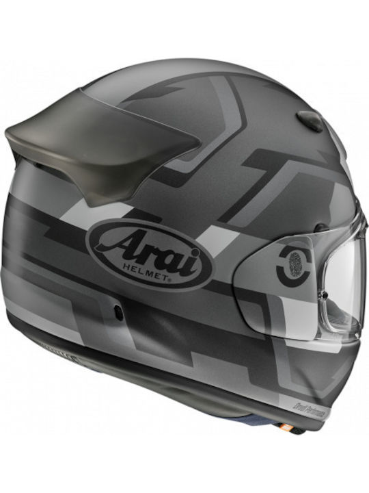 Arai Quantic Față gri Frost Cască de motocicletă Față întreagă ECE 22.06 cu Pinlock