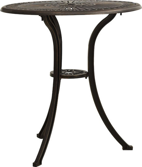 Table Free Standing 62x62x65cm Bronze