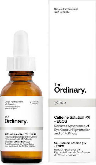 The Ordinary Caffeine Solution 5% & EGCG Feuchtigkeitsspendend Serum Gesicht & Augen für Strahlkraft & Dunkle Augenringe 30ml