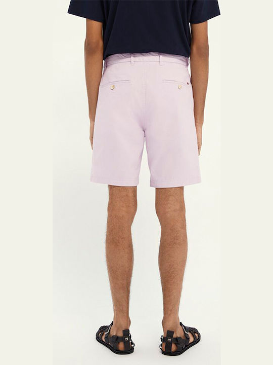 Scotch & Soda Ανδρική Βερμούδα Chino Μωβ