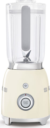 Smeg Μπλέντερ με Κανάτα Tritan 1.5 lt 800W Μπεζ BLF01CREU