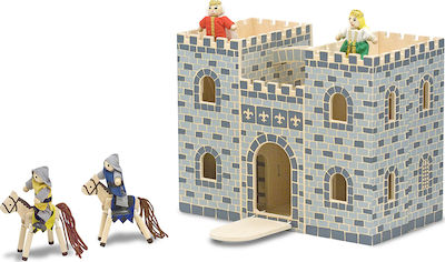 Melissa & Doug Fold & Go Castle Holzpuppenhaus