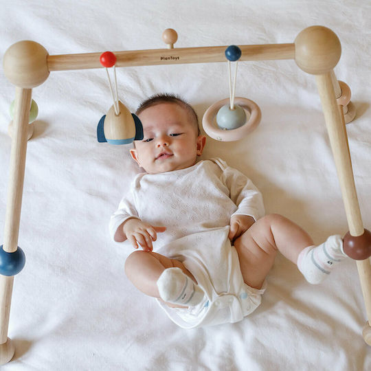 Plan Toys Wooden Activity Gym for Newborns