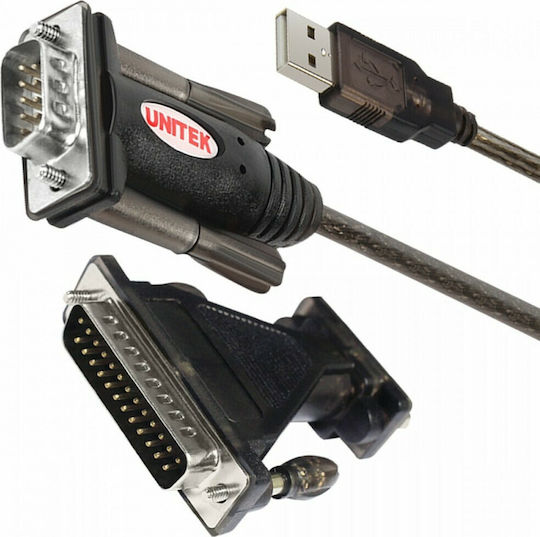 Unitek Konverter USB-A männlich zu Serienmäßig männlich 1Stück Y-105A