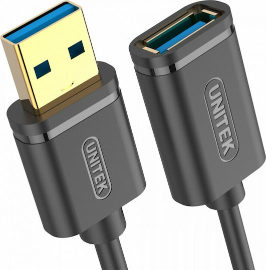 Unitek 1m USB 3.0 Cable A-Male to A-Female (Y-C457GBK)