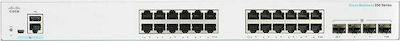 Cisco CBS350-24T-4X Verwaltet L2 Switch mit 24 Ports Gigabit (1Gbps) Ethernet und 4 SFP Ports