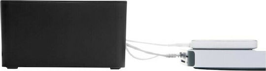 Bluelounge Cablebox Mini Kabelbox Schwarz 1Stück