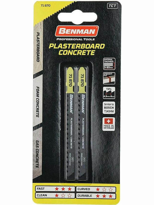 Benman 71870 100mm 2Stück