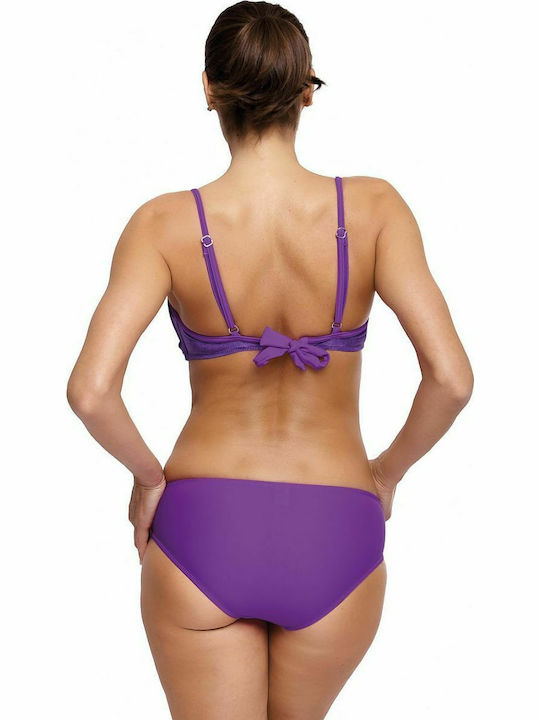 Marko Underwire Bikini Set Bra & Slip Bottom Rihanna with Adjustable Straps Jam