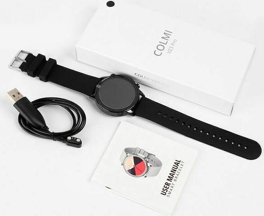 Colmi V23 Pro Smartwatch με Παλμογράφο (Μαύρο)