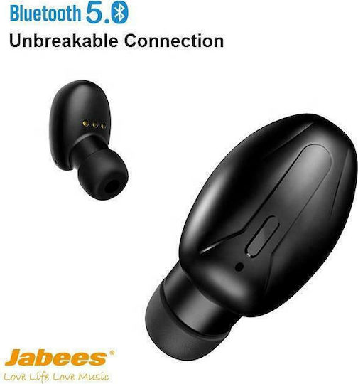 B9 In-ear Bluetooth Handsfree Ακουστικά με Αντοχή στον Ιδρώτα και Θήκη Φόρτισης Μαύρα