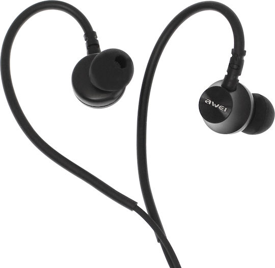 Awei L3 In-Ear Freihändig Kopfhörer mit Stecker 3.5mm Schwarz
