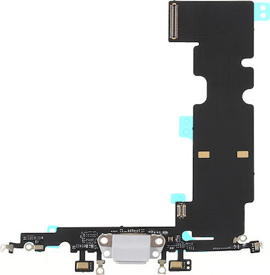 Επαφή Φόρτισης Apple Γκρι Flex Cable with Charging port for iPhone 8 Plus