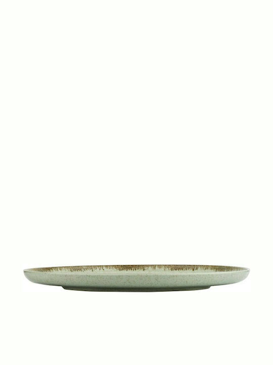 Max Home Mood Plate Desert Porcelain Πράσινο with Diameter 19cm 1pcs