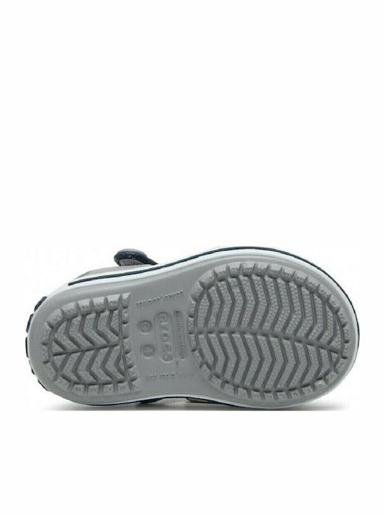 Crocband Children's Anatomical Beach Shoes Gray