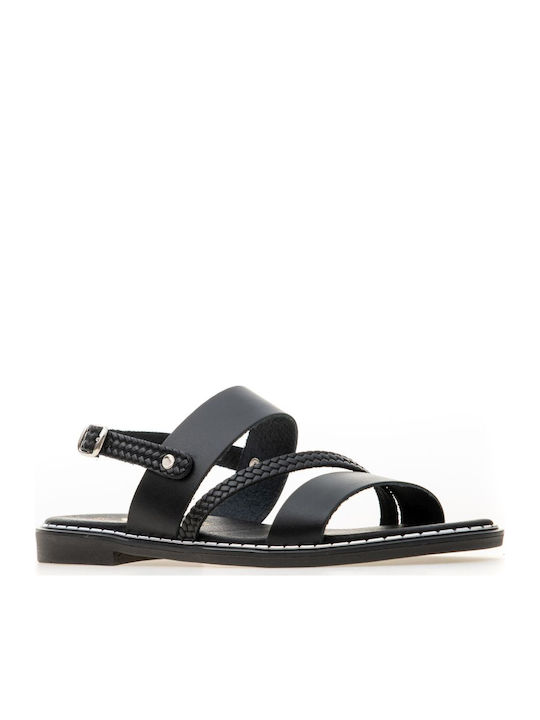 Damen SEMELI 702 SEMELI SANDALS LEATHER BLACK