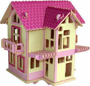 Anelixi Wooden Construction Toy Συναρμολογούμενη Κατασκευή: Σπίτι