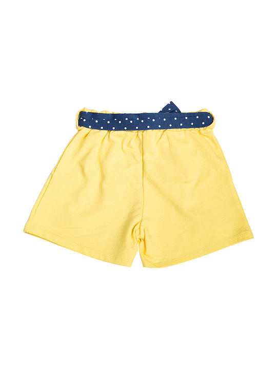 Yellow shorts for girls (3-14 years old)