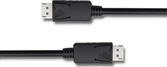 Qoltec Kabel DisplayPort-Stecker - DisplayPort-Stecker 2m Schwarz (50373)