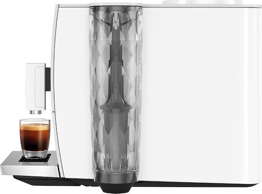 Jura ENA 4 Full Nordic White Αυτόματη Μηχανή Espresso 1450W Πίεσης 15bar με Μύλο Άλεσης Λευκή
