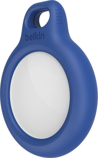 Belkin Secure Holder with Strap Θήκη Μπρελόκ Σιλικόνης για AirTag σε Μπλε χρώμα