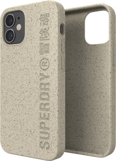 Superdry Snap Задна корица Пластмаса Бежов (iPhone 12 / 12 Pro)