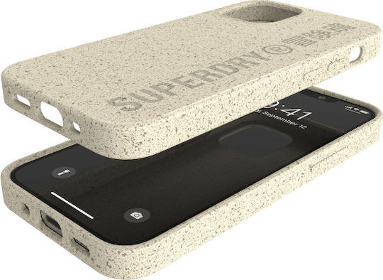 Superdry Snap Задна корица Пластмаса Бежов (iPhone 12 / 12 Pro)